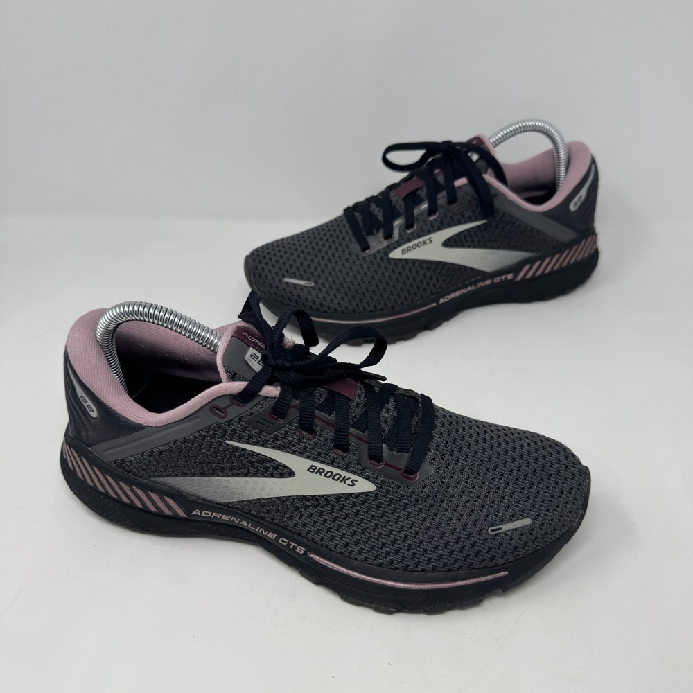 Brooks Adrenaline GTS 22 Cushioned Support Mesh Lace-Up Running Shoes Women's 9
